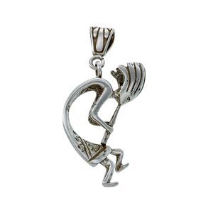 Silver Kokopelli Pendant